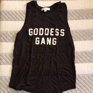 Spiritual Gangster Tops - Spiritual Gangster Goddess Gang Muscle Tank Spiritual Gangster Tops - Spiritual Gangster Goddess Gang Muscle Tank